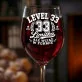 Kieliszek Do Wina Na 33 Urodziny Prezent Dla Kobiety: Level 33 Limitka Kieliszek Do Wina Na 33 Urodziny Prezent Dla Kobiety: Level 33 Limitka