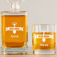 best boss - Zestaw Grawerowana Karafka 0,7 i Szklanki Do Whisky best boss - Zestaw Grawerowana Karafka 0,7 i Szklanki Do Whisky
