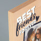 Best friends forever - Wydruk na drewnie