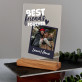 Best friends forever - Wydruk na szkle akrylowym z podstawką