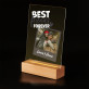 Best friends forever - Wydruk na szkle akrylowym z podstawką led