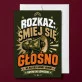 Kartka z Życzeniami Dla Żołnierza Na Przysięgę Wojskową Dla Mężczyzny: Humor W Mundurze