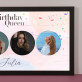 Birthday Queen - wydruk obramowany