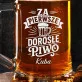 Kufel Personalizowany z Grawerem Na Osiemnastkę Prezent Dla Mężczyzny: Męski Toast Retro Kufel Personalizowany z Grawerem Na Osiemnastkę Prezent Dla Mężczyzny: Męski Toast Retro