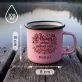 Kubek Emaliowany Dla Mamy Po Porodzie Prezent Na Dzień Mamy Dla Kobiety: Mama Pełna Miłości I Siły