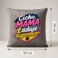 Poduszka Dekoracyjna Na Dzień Mamy Prezent Dla Mamy Kobiety: Cicho, Mama Ładuje Supermoc