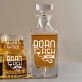Born to fish - Zestaw Grawerowana Karafka I Szklanki Do Whisky Born to fish - Zestaw Grawerowana Karafka I Szklanki Do Whisky