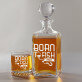 Born to fish - Zestaw Grawerowana Karafka I Szklanki Do Whisky