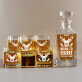 Born to hunt - Zestaw Grawerowana Karafka I Szklanki Do Whisky Born to hunt - Zestaw Grawerowana Karafka I Szklanki Do Whisky