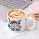 Kubek Z Okrągłym Uchem Dla Myśliwego Prezent Dla Mężczyzny: Leśny Szyld Łowcy Kubek Z Okrągłym Uchem Dla Myśliwego Prezent Dla Mężczyzny: Leśny Szyld Łowcy