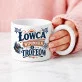 Kubek Z Okrągłym Uchem Dla Myśliwego Prezent Dla Mężczyzny: Leśny Szyld Łowcy Kubek Z Okrągłym Uchem Dla Myśliwego Prezent Dla Mężczyzny: Leśny Szyld Łowcy