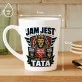 Kubek Z Nadrukiem Dla Taty Prezent Na Dzień Ojca Dla Mężczyzny: Jam Jest Tata Kubek Z Nadrukiem Dla Taty Prezent Na Dzień Ojca Dla Mężczyzny: Jam Jest Tata