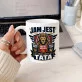 Kubek Z Nadrukiem Dla Taty Prezent Na Dzień Ojca Dla Mężczyzny: Jam Jest Tata Kubek Z Nadrukiem Dla Taty Prezent Na Dzień Ojca Dla Mężczyzny: Jam Jest Tata