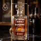 Karafka Do Whisky z Grawerem Dla Kierowniczki Prezent Dla Kobiety: Zarządzam Kawą I