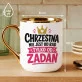 Kubek Z Nadrukiem Dla Chrzestnej Prezent Dla Kobiety: Chrzestna Od Zadań Kubek Z Nadrukiem Dla Chrzestnej Prezent Dla Kobiety: Chrzestna Od Zadań