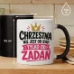 Kubek Z Nadrukiem Dla Chrzestnej Prezent Dla Kobiety: Chrzestna Od Zadań Kubek Z Nadrukiem Dla Chrzestnej Prezent Dla Kobiety: Chrzestna Od Zadań