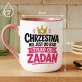 Kubek Z Nadrukiem Dla Chrzestnej Prezent Dla Kobiety: Chrzestna Od Zadań Kubek Z Nadrukiem Dla Chrzestnej Prezent Dla Kobiety: Chrzestna Od Zadań
