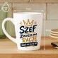 Kubek Z Nadrukiem Dla Szefa Prezent Dla Mężczyzny: Szef Ma Rację Kubek Z Nadrukiem Dla Szefa Prezent Dla Mężczyzny: Szef Ma Rację