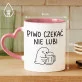 Kubek Z Nadrukiem Dla Piwosza Prezent Dla Mężczyzny: Czekać Nie Lubi Kubek Z Nadrukiem Dla Piwosza Prezent Dla Mężczyzny: Czekać Nie Lubi