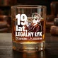 Zestaw Prezentowy Whisky Dla 19 Latka Dla Mężczyzny: 19 Lat, Legalny Łyk