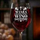 Kieliszek Do Wina Dla Osoby Wierzącej Prezent Dla Kobiety: Wiara I Wino - Grawer