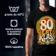 Koszulka Męska Na 80 Urodziny Prezent Dla Mężczyzny: 80 Lat Klasy