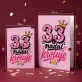Kartka z Życzeniami Na 33 Urodziny Dla 30 Latki Kobiety: Humor I Elegancja Kartka z Życzeniami Na 33 Urodziny Dla 30 Latki Kobiety: Humor I Elegancja