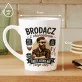 Kubek Z Nadrukiem Dla Brodacza Prezent Dla Mężczyzny: Brodacz Z Harakterem Kubek Z Nadrukiem Dla Brodacza Prezent Dla Mężczyzny: Brodacz Z Harakterem