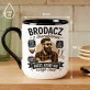 Kubek Z Nadrukiem Dla Brodacza Prezent Dla Mężczyzny: Brodacz Z Harakterem Kubek Z Nadrukiem Dla Brodacza Prezent Dla Mężczyzny: Brodacz Z Harakterem