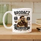Kubek Z Nadrukiem Dla Brodacza Prezent Dla Mężczyzny: Brodacz Z Harakterem Kubek Z Nadrukiem Dla Brodacza Prezent Dla Mężczyzny: Brodacz Z Harakterem