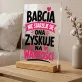 Druk Na Szkle Dla Babci Prezent Na Dzień Babci Dla Kobiety: Babcia Zyskuje Na Wartości Druk Na Szkle Dla Babci Prezent Na Dzień Babci Dla Kobiety: Babcia Zyskuje Na Wartości