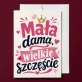 Kartka z Życzeniami Na Narodziny Dziewczynki Dla Kobiety: Mała Dama Kartka z Życzeniami Na Narodziny Dziewczynki Dla Kobiety: Mała Dama