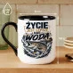 Kubek Z Nadrukiem Dla Rybaka Prezent Dla Mężczyzny: Życie Jest Lepsze Kubek Z Nadrukiem Dla Rybaka Prezent Dla Mężczyzny: Życie Jest Lepsze