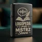 Zapalniczka Z Grawerem Dla Logopedy Prezent Dla Mężczyzny: Logopeda Z Pasją