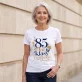 Koszulka Damska Biała Dla 85 Latki Prezent Na 85 Urodziny Dla Kobiety: Dojrzała Elegancja