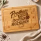 Deska Do Krojenia z Grawerem Dla Fana F1 Prezent Dla Mężczyzny: Prędkość Ponad Rozsądek