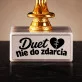Statuetka Z Grawerem Na 60 Rocznicę Ślubu Prezent Na Walentynki Dla Pary: Duet Nie Do Zdarcia