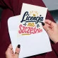 Kartka z Życzeniami Na Wesele Dla Pary Młodej Pary: Typograficzny Humor Kartka z Życzeniami Na Wesele Dla Pary Młodej Pary: Typograficzny Humor