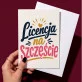 Kartka z Życzeniami Na Wesele Dla Pary Młodej Pary: Typograficzny Humor Kartka z Życzeniami Na Wesele Dla Pary Młodej Pary: Typograficzny Humor