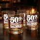 Szklanka Do Whisky Na 50 Urodziny Prezent Dla Kobiety: 50? Jeszcze Dolewka!