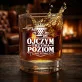 Szklanka Do Whisky Dla Ojczyma Prezent Na Dzień Ojca Dla Mężczyzny: Ojczym Trzyma Poziom