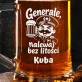Kufel Personalizowany z Grawerem Dla Generała Prezent Na Przysięgę Wojskową Dla Mężczyzny: Generał W Chibi Stylu