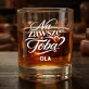 Szklanki Do Whisky z Grawerem Na 1 Rocznicę Ślubu Prezent Dla Kobiety: Na Zawsze Z Tobą
