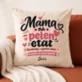 Poduszka Dekoracyjna Na Pierwszy Dzień Mamy Prezent Dla Mamy Kobiety: Mama Na Pełen Etat