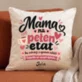 Poduszka Dekoracyjna Na Pierwszy Dzień Mamy Prezent Dla Mamy Kobiety: Mama Na Pełen Etat