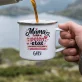 Kubek Emaliowany Na Pierwszy Dzień Mamy Prezent Dla Mamy Kobiety: Mama Na Pełen Etat