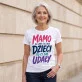 Koszulka Damska Biała Dla Mamy Prezent Na Dzień Mamy Dla Kobiety: Mamo Dzieci To Ci Się Udały