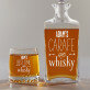 Carafe of whisky - Zestaw Grawerowana Karafka I Szklanki Do Whisky