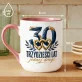 Kubek Z Nadrukiem Na 30 Rocznicę Ślubu Prezent Dla Mężczyzny: Trzydzieści Lat Jednej Drogi Kubek Z Nadrukiem Na 30 Rocznicę Ślubu Prezent Dla Mężczyzny: Trzydzieści Lat Jednej Drogi