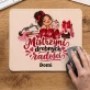 Podkładka Pod Myszkę Na Mikołajki Prezent Dla Kobiety: Mistrzyni Drobnych Podkładka Pod Myszkę Na Mikołajki Prezent Dla Kobiety: Mistrzyni Drobnych